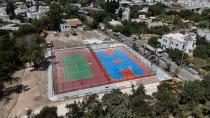 Bodrum'da hayırsever katkısıyla tenis kortu ve basketbol sahası