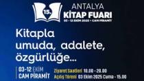 15. Antalya Kitap Fuarı 3 Ekim Cuma Günü Başlıyor